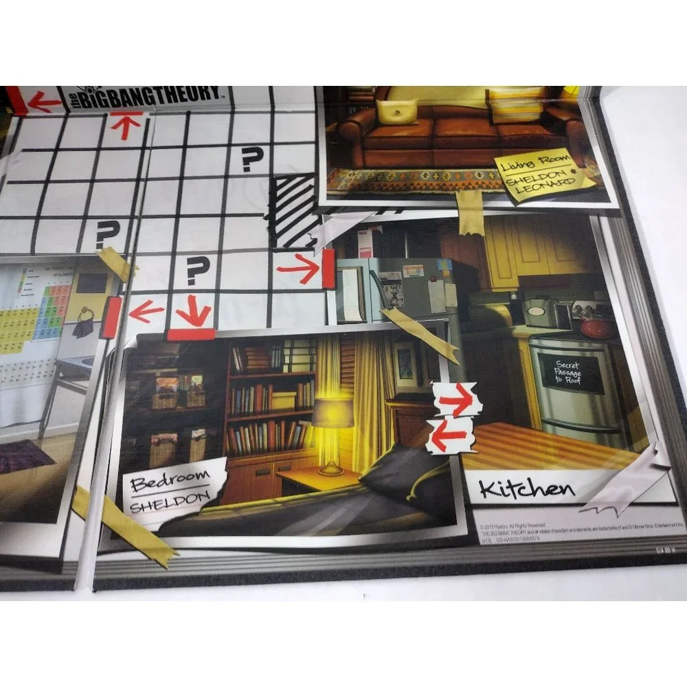 Clue The Big Bang Theory Edition Hasbro 2013 Mystery Board Game Complete